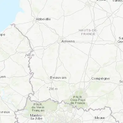 Map showing location of Breteuil (49.633570, 2.295090)