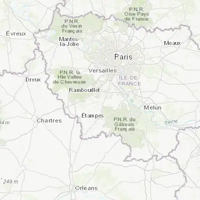 Map showing location of Breuillet (48.570640, 2.174240)