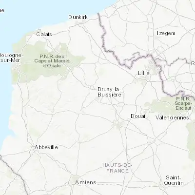 Map showing location of Bruay-la-Buissière (50.483330, 2.550000)