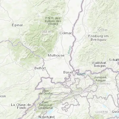 Map showing location of Brunstatt (47.721310, 7.320090)