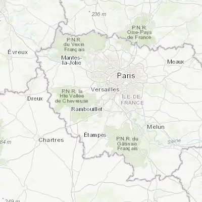 Map showing location of Bures-sur-Yvette (48.699810, 2.170640)