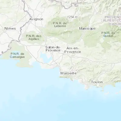 Map showing location of Cabriès (43.441270, 5.378840)