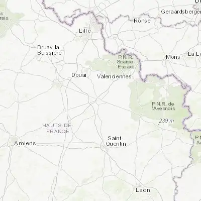 Map showing location of Cambrai (50.175960, 3.234720)