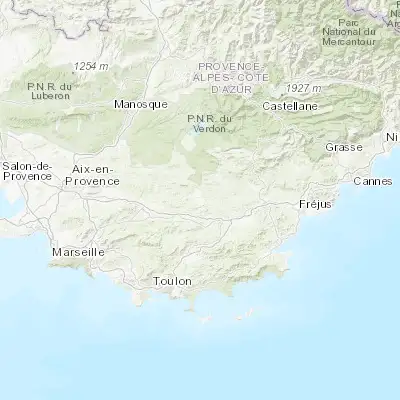 Map showing location of Carcès (43.475850, 6.182570)