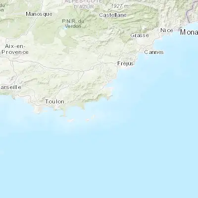 Map showing location of Cavalaire-sur-Mer (43.172610, 6.529590)