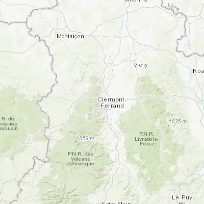 Map showing location of Cébazat (45.831400, 3.099920)