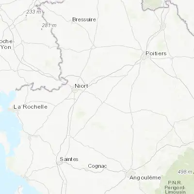 Map showing location of Celles-sur-Belle (46.261830, -0.211800)