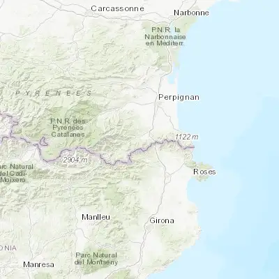 Map showing location of Ceret (42.485330, 2.748040)
