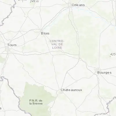 Map showing location of Chabris (47.253430, 1.651810)