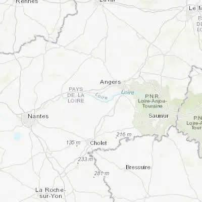 Map showing location of Chalonnes-sur-Loire (47.350750, -0.764110)