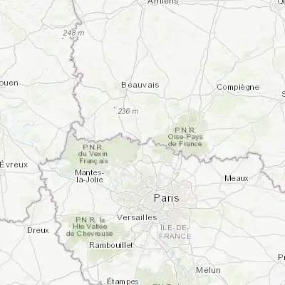 Map showing location of Chambly (49.166670, 2.250000)