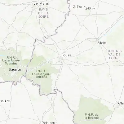Map showing location of Chambray-lès-Tours (47.335370, 0.702860)