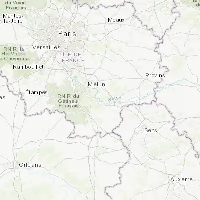 Map showing location of Champagne-sur-Seine (48.397940, 2.797850)