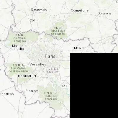 Map showing location of Champs-sur-Marne (48.850000, 2.600000)
