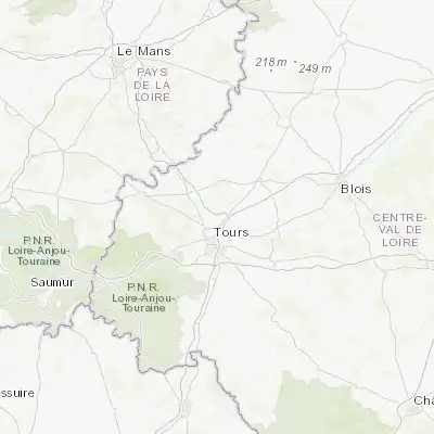 Map showing location of Chanceaux-sur-Choisille (47.471450, 0.705390)