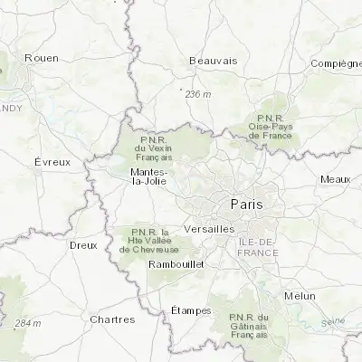 Map showing location of Chanteloup-les-Vignes (48.976140, 2.032610)