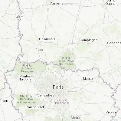 Map showing location of Chantilly (49.194610, 2.471240)