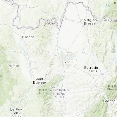 Map showing location of Charbonnières-les-Bains (45.780530, 4.746370)