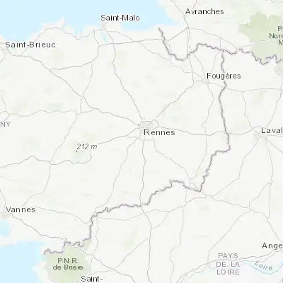 Map showing location of Chartres-de-Bretagne (48.039750, -1.705430)