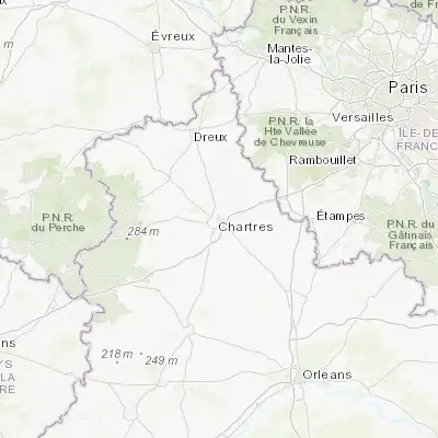 Map showing location of Chartres (48.446850, 1.489250)