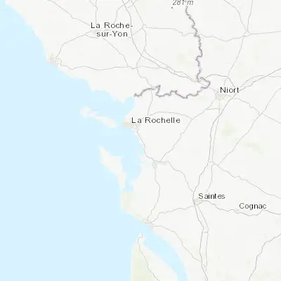 Map showing location of Châtelaillon-Plage (46.072870, -1.088450)