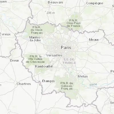 Map showing location of Châtenay-Malabry (48.765070, 2.266550)