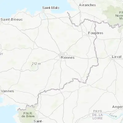 Map showing location of Châtillon-sur-Seiche (48.034480, -1.671140)