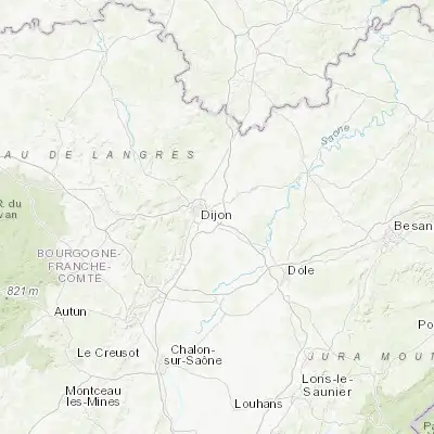 Map showing location of Chevigny-Saint-Sauveur (47.299080, 5.133670)