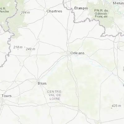 Map showing location of Cléry-Saint-André (47.822180, 1.750910)