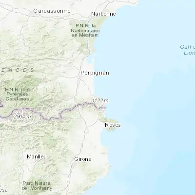 Map showing location of Collioure (42.524620, 3.082350)