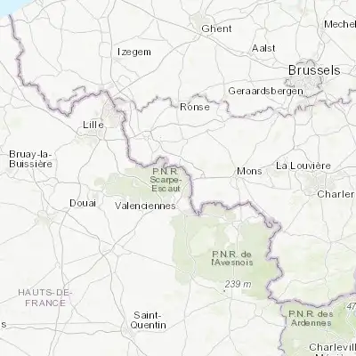 Map showing location of Condé-sur-l'Escaut (50.454360, 3.588840)