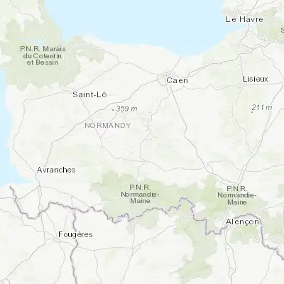 Map showing location of Condé-sur-Noireau (48.848810, -0.552140)