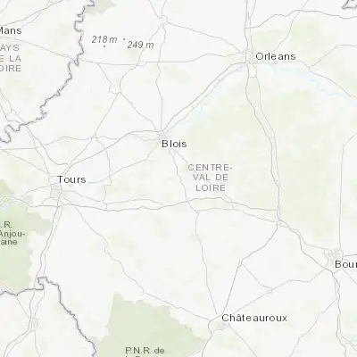 Map showing location of Contres (47.417540, 1.428490)