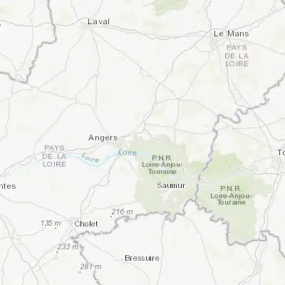Map showing location of Corné (47.470910, -0.349920)