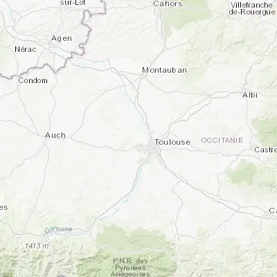 Map showing location of Cornebarrieu (43.649670, 1.325880)