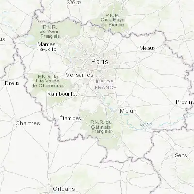 Map showing location of Courcouronnes (48.614290, 2.407620)
