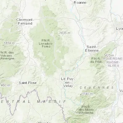 Map showing location of Craponne-sur-Arzon (45.330920, 3.848170)