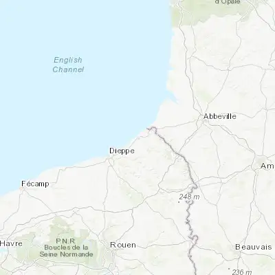 Map showing location of Criel-sur-Mer (50.015080, 1.314590)