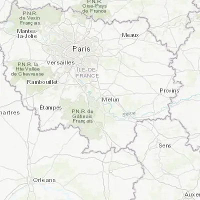 Map showing location of Dammarie-les-Lys (48.516670, 2.650000)