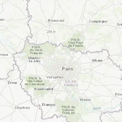 Map showing location of Deuil-la-Barre (48.976740, 2.327220)