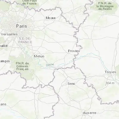 Map showing location of Donnemarie-Dontilly (48.477190, 3.131620)