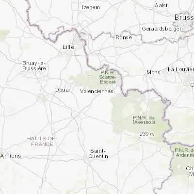 Map showing location of Douchy-les-Mines (50.300800, 3.392700)