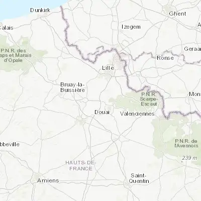 Map showing location of Dourges (50.436360, 2.985890)