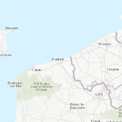 Map showing location of Dunkerque (51.034400, 2.376810)