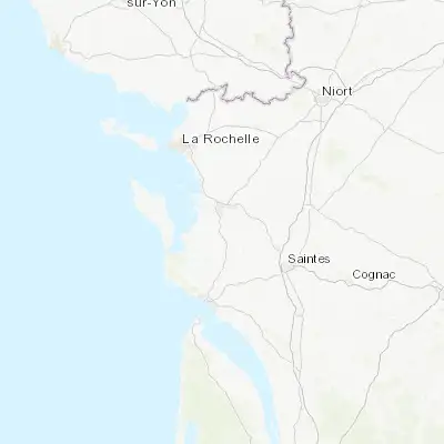 Map showing location of Échillais (45.898910, -0.952750)