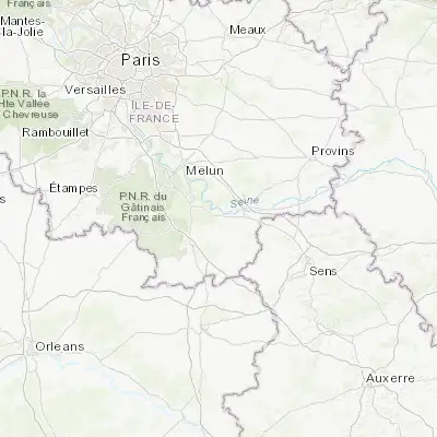 Map showing location of Écuelles (48.356360, 2.823350)