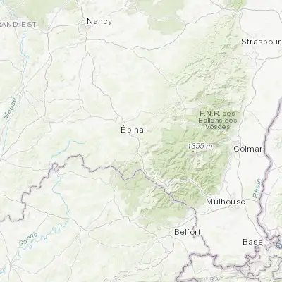 Map showing location of Éloyes (48.097930, 6.606530)