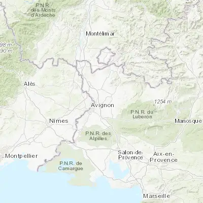 Map showing location of Entraigues-sur-la-Sorgue (44.003200, 4.926570)