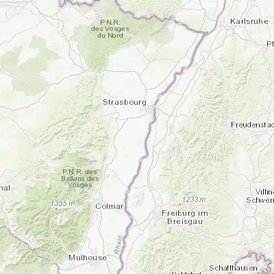 Map showing location of Erstein (48.423730, 7.662620)