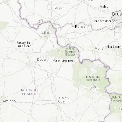 Map showing location of Escaudain (50.333150, 3.344300)